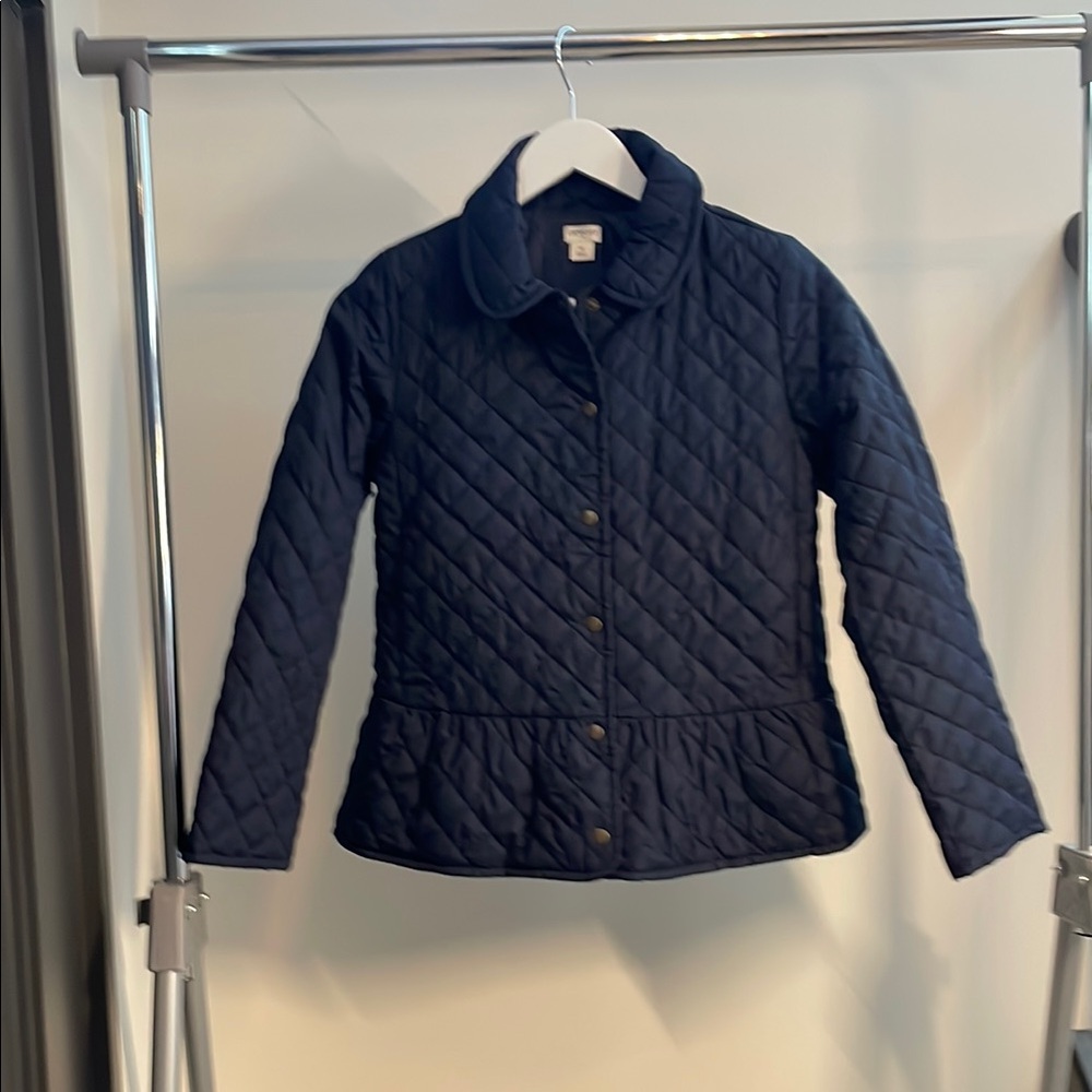 J.Crew Navy Quilted Jacket